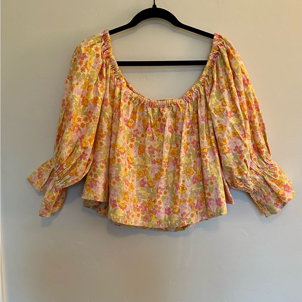 Free People James Smocked Top - Picture 5 of 7